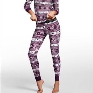 VS PINK Thermal Sleep Pants, Base Layer